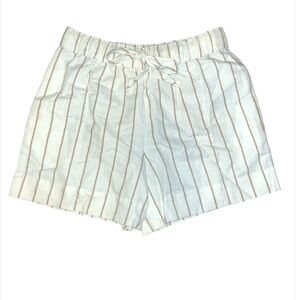Poplin Tie-Waist Shorts